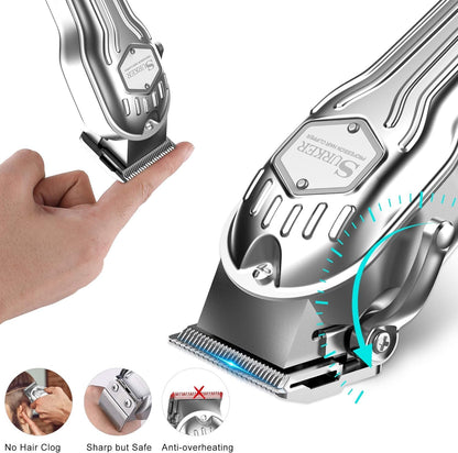 Mens Hair Clippers Cord Cordless Hair Trimmer Professional Haircut Kit for Men Rechargeable LED Display