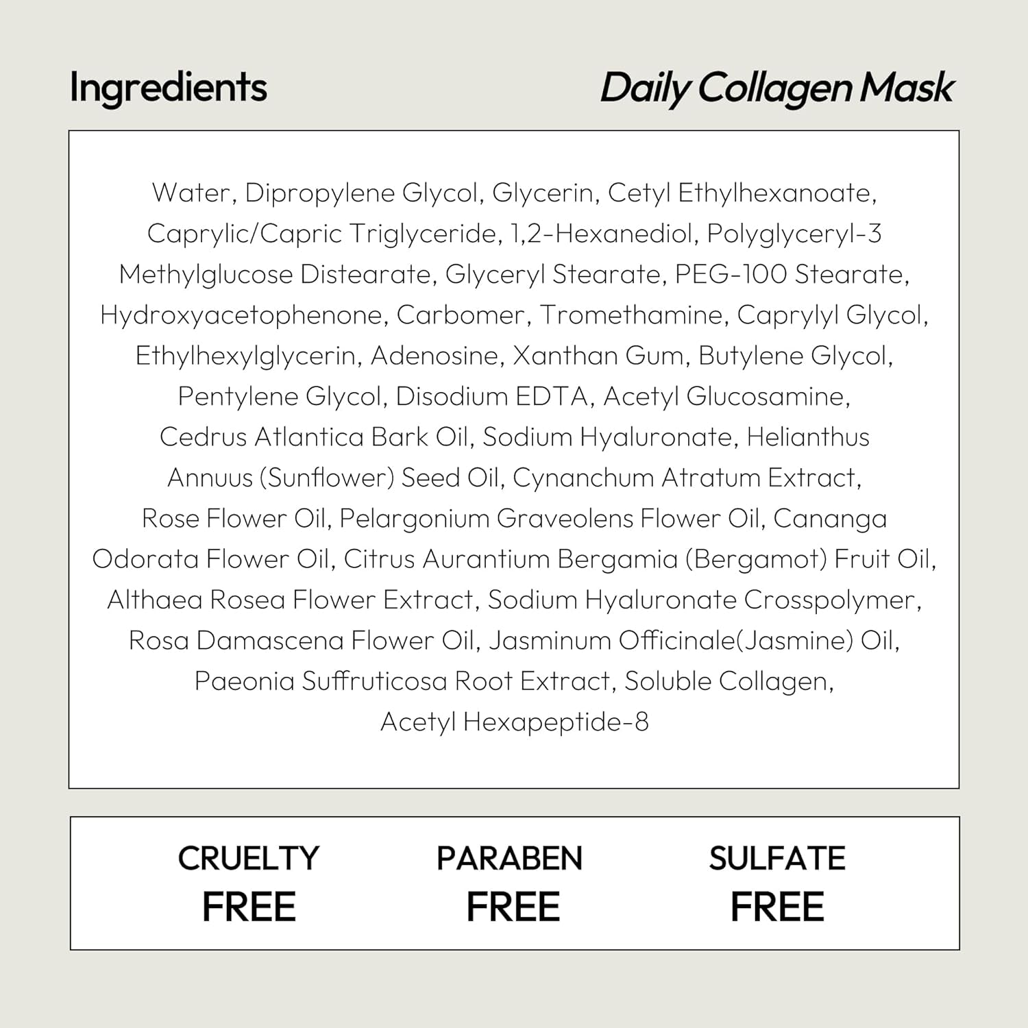 Collagen Sheet Mask - Firming & Age-Defying Face Masks with Collagen Peptides - Minimizes Fine Lines & Restores Skin Elasticity - Highly Breathable PT Cell Sheet - Korean Skin Care (Pack of 5)