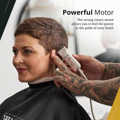 Peanut Corded Trimmer - Compact, Lightweight Powerful Rotary Motor Grooming Tool, with 4 Trimming Guides and Accessories